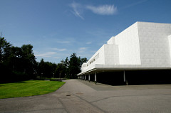 Finlandia Hall フィンランディアホール 白い直線の綺麗な建物